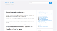 Desktop Screenshot of graceandthetruth.com