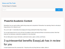 Tablet Screenshot of graceandthetruth.com